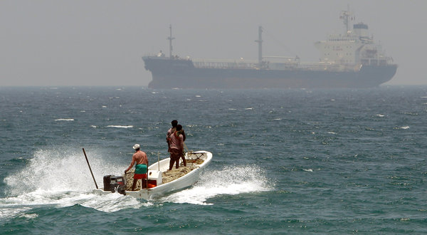 Not by coincidence, the latest trend out on the water is the growing number of innocent fishermen being mistaken by armed guards (be they private sector or active duty military), for attacking pirates or terrorists. Off India in February and then off the UAE in July Indian fishermen were shot and killed by guards protecting in one case a merchant vessel and in another case a ship supporting warships. Other cases of mistaken identity, inadequate warning off, and excessive use of force against innocent boats failing to turn back are all too common. The fishermen in the foreground here (in waters off Oman) might have been putting their lives at risk by approaching the merchant vessel in the background. As long as armed guards are not given better guidance about rules of engagement, graduated responses and the use of lethal force, they present risks not just to innocent parties that approach too closely a merchant vessel, but also to crewmen onboard, as well as shippers and owners who potentially face unquantifiable liability if and when armed guards fail to warn adequately and in time and then shoot and kill in error. IMO in May 2012 asked ISO to develop standards for the use of private armed guards, but this effort alone will not suffice - while the transport and use of firearms by armed guards also needs more uniform regulation, lest they be charged with arms smuggling and trafficking.