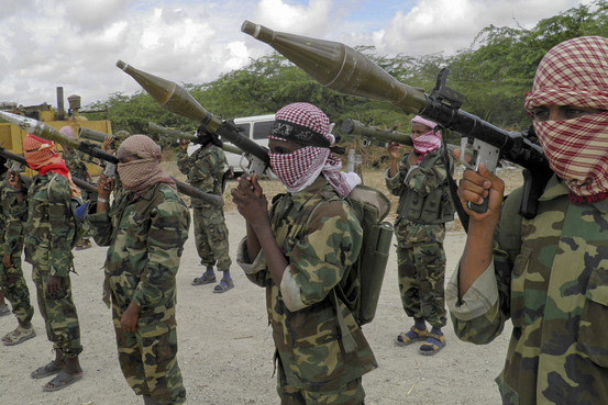 The Islamist insurgency is another story. Al Shabaab (translates as the youth) began a few years ago as a breakaway faction from the Islamic Courts Union that took control of Somalia briefly in 2006 (here we see a parade of sorts for the press - Shabaab is rather news media savvy). Somalia has been without an effective national government since the early 1990s. When Ethiopian troops invaded Somalia and ran the ICU out of power, the irredentists went to ground and created an even more hostile and violent movement (you might want to compare this to the latest generation of Taliban in Afghanistan - in some ways even more dangerous than the original version). In the past couple of years, Shabaab leaders have publicly negotiated with al Qaeda and been inducted formally into the network. The Shabaab have had an uneasy relationship with Somali pirates: on the one hand, they publicly condemn their life of crime, drinking, whoring and listening to music, while on the other hand, they have charged Somali pirates wharfage fees (in ports Shabaab has held like Kismayo, only recently liberated by the Kenyan military, that has its own plans for the region) and then even taxed pirate ransoms about 20% to 30%. Pirates really don't trust the Shabaab and fear getting tarred as terrorists, which they are not - pirates have been getting more than enough unwaned attention from the navies. Some pirates have even moved north into Puntland so as to avoid paying Shabaab taxes and harassment.